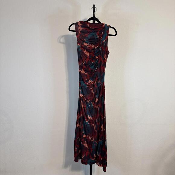 Ulla Johnson Printed Sleeveless Livia Dress w/ Side Ruching (Sz: P or 00/0) $520 - Picture 7 of 14